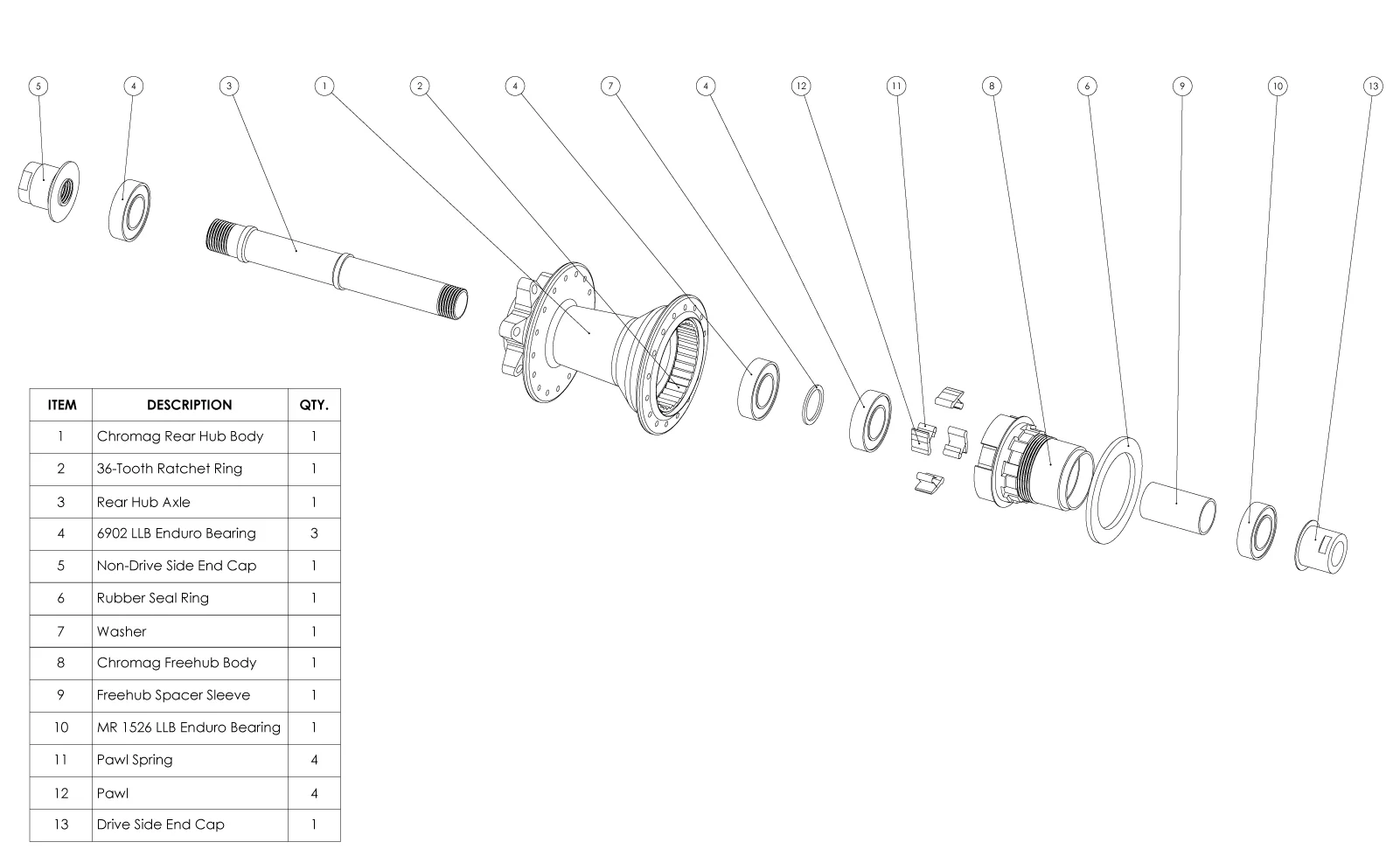 R4 Rear Hub - Image 3